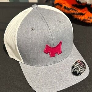 Scotty Cameron White and Gray Cap with Pink Logo studio designs NWT